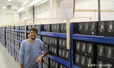 A modern mining farm filled with machines