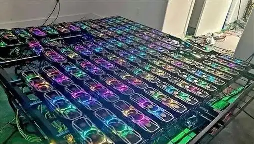 Cutting-edge eco-friendly Bitcoin mining rig in a solar-powered facility