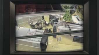 Close-up of multiple GPUs connected on a mining rig.