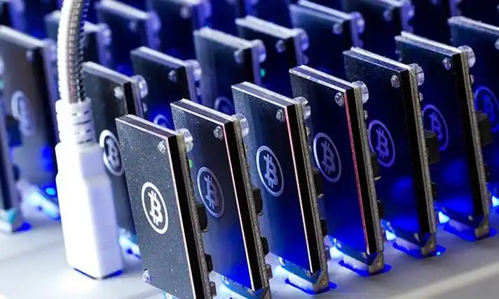 A close-up shot of a mining rig's cooling system, emphasizing the importance of airflow and heat dissipation.